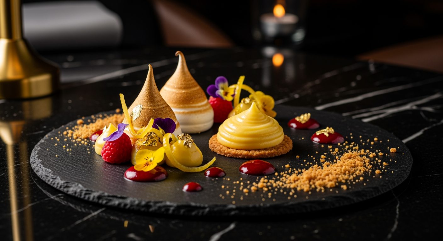 Tarte au citron de Menton, déconstruite — Zéfir